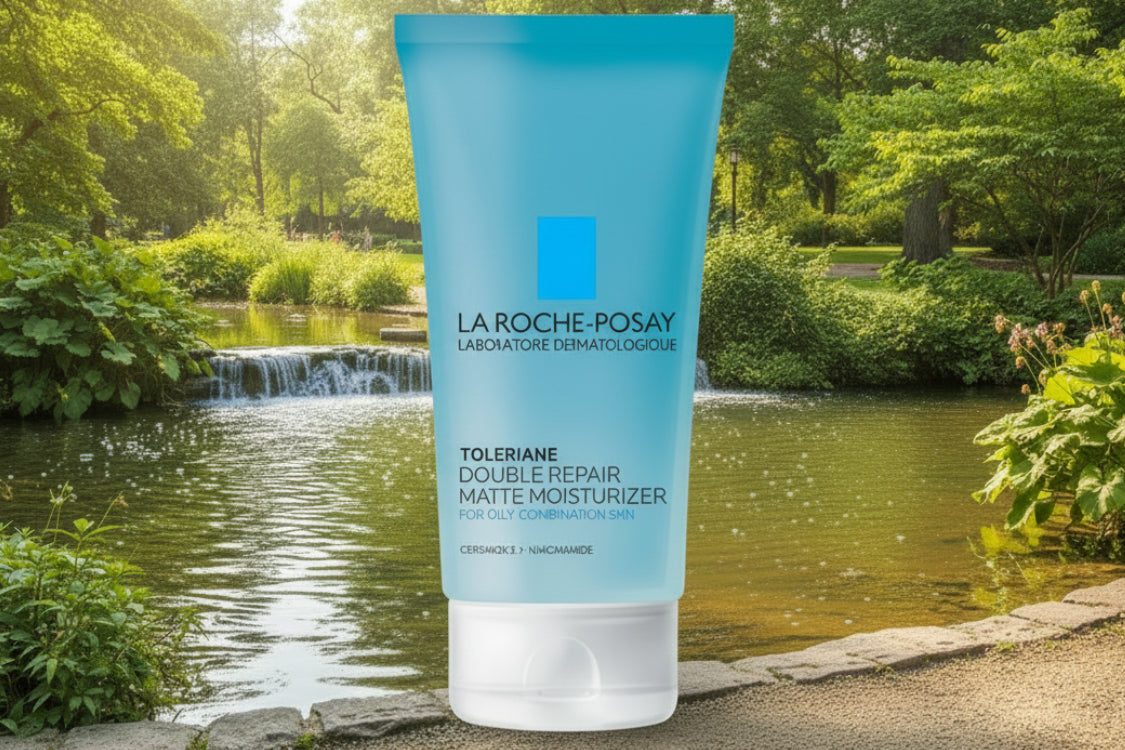 La Roche-Posay Toleriane Double Repair Matte Moisturizer on a white background